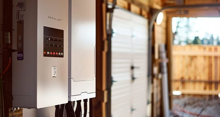 thuisbatterij aan de muur
